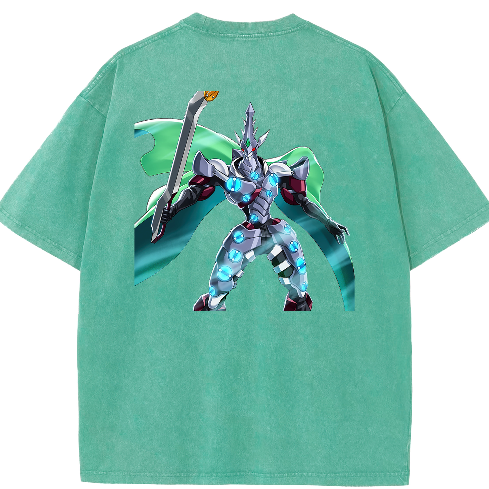 （画像用） 遊☆戯☆王 Yu-Gi-Oh! 綿100% ヴィンテージ風 半袖Tシャツ（背面プリント）